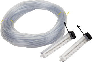 Строительный уровень РемоКолор водяной, 15м, внутренний диаметр 8 мм, шкала колбы 100мм, 21-0-015