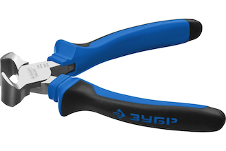 Торцовые кусачки Зубр БУЛЬДОГ особостойкое покрытие Н12Х1 никель/хром, 180мм, Профессионал 2201-7-18_z02