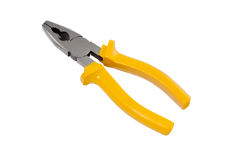 Плоскогубцы 180мм комбинированные с изолированными 1-компонентными ручками, полированные GRIFF 003928