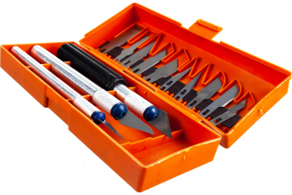 Набор ножей для резьбы по дереву, 13 лезвий РемоКолор 40-3-916