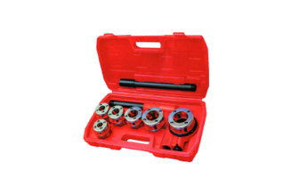 Набор для нарезания резьбы, пластмассовый кейс, 9 предметов РемоКолор 43-7-001