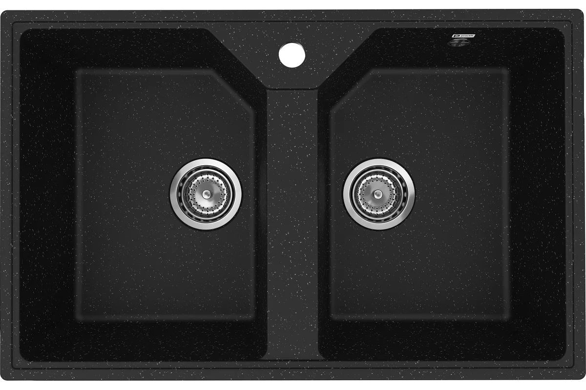 Кухонная мойка ULGRAN Practik черный оникс PR-M 770-004