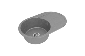 Кухонная мойка AQUATON Амира серая 1A712932AI230