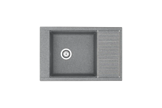 Кухонная мойка AQUATON Делия 78 серая 1A715132DE230