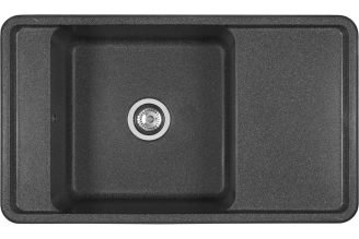 Мойка для кухни AQUATON Беллис 87 графит 1A724832BS210