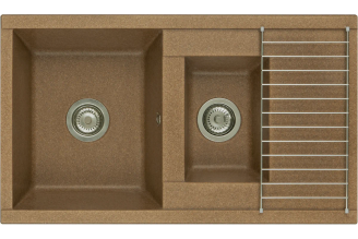 Мойка для кухни AQUATON Делия 87 терракотовый 1A716232DE270