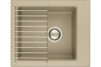 Мойка для кухни AQUATON Линеа 43 серый шёлк 1A732932LW250