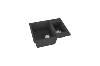 Мойка MIXLINE ML-GM21 двухчашевая антрацит 600х485х190 мм 547638
