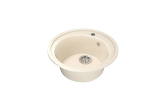Мойка MIXLINE ML-GM11 круглая бежевая 500х500х180 мм 525074