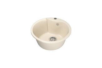 Мойка MIXLINE ML-GM12 круглая бежевая 480х480х210 мм 525082