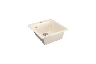 Мойка кухонная MIXLINE GM14 525098 прямоугольная бежевая 495х420 мм