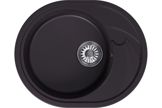 Мойка MIXLINE ML-GM17 551947 овальная с крылом, шоколад