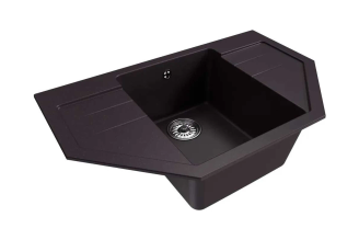 Мойка MIXLINE ML-GM24 угловая с крылом шоколад 790×490×200 мм 552061