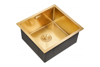 Мойка для кухни MILACIO Denia 48 Steel золото MC.77448