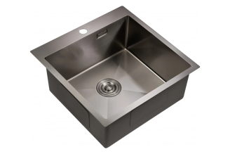 Мойка для кухни MILACIO Denia 51 Steel сталь воронёная MC.77489