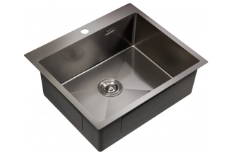 Мойка для кухни MILACIO Denia 59 Steel сталь воронёная MC.77499