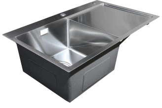 Нержавеющая врезная мойка SANTREK AQUA D7848HLS 780x480x220 мм, 312404