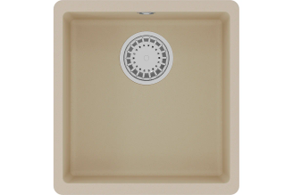 Кухонная мойка Lemark SINARA 400-U 9910062, кварцгранит, бежевый