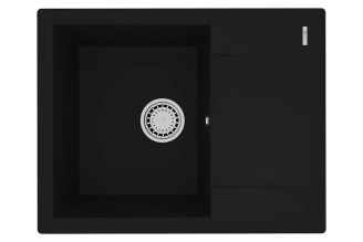 Мойка кухонная Lemark IMANDRA 640 из кварцгранита, антрацит, арт. 9910019