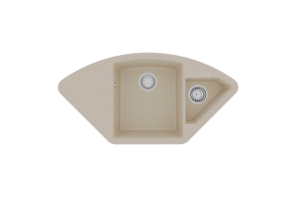 Мойка кухонная Lemark IRKANA 980 из кварцгранита, бежевый, арт. 9910044