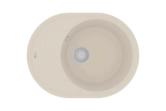 Мойка кухонная Lemark LACHA 620 из кварцгранита, шампань, арт. 9910054