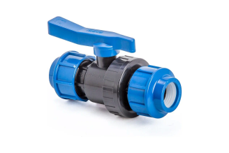 Компрессионный кран для ПЭ труб LAMMIN 20 Lm34101020020