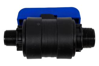 Компрессионный шаровой кран Valfex ПНД НР/НР 1"-3/4" Ду26 1210226100034