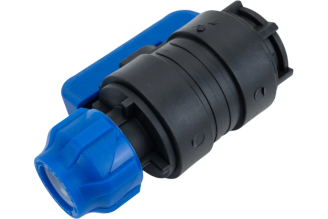 Шаровой кран VALFEX ПНД компрессионный цанга - внутренняя резьба, разборный 20x3/4" 1210012520034