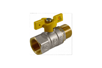 Шаровой кран для газа СТМ ГАЗ 3/4", г/ш, бабочка CGFMB034
