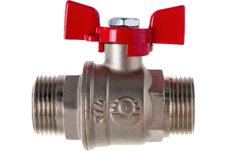 Шаровой кран Valfex PREMIUM для воды 3/4" НР/НР бабочка VF.219.NB1.034.PREMIUM