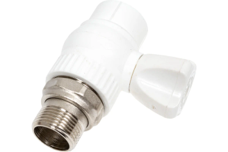 Шаровый прямой кран PPR LAMMIN PREMIUM радиаторный, 25х3/4" Lm31175025020