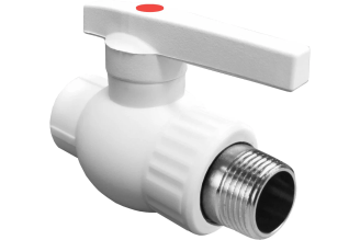 Кран шаровой комбинированный Valfex НР 20x1/2, белый ВАЛФ-РУС 10144220