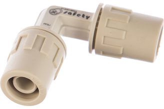 Соединитель угловой "ШиреФит" (16 мм; 90°) для трубопровода Зубр 51492-16