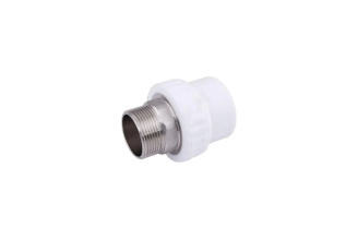 Муфта комбинированная Valfex PP-R Дн110×4" НР белая 10135110