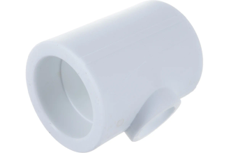 Переходной тройник Valfex PP-R Дн75×40×75 белый 10754075