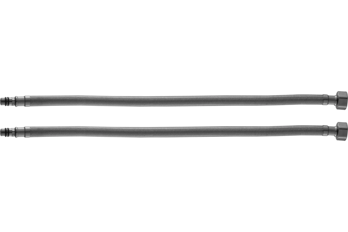 Гибкая подводка FASHUN повышенной прочности, гайка-штуцер (пара), L=800 мм A92-80