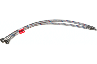 Подводка гибкая для воды FRESSO ПРОФФ пара М10x1/2, 0,5 м 573-236