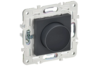 Термостат IEK SKANDY SK-T01G с индикацией, графит SK-RT11-K53