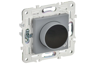 Термостат IEK SKANDY SK-T01Gr с индикацией, серый SK-RT11-K03
