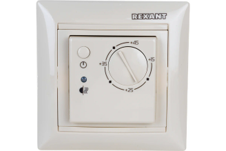 Механический терморегулятор REXANT RX-308B бежевый 51-0563