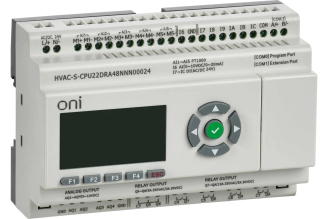Модуль ПЛК ONI HVAC S CPU22DRA48NNN00024 6DI 6DO 1AI 5PT 4AO RS485