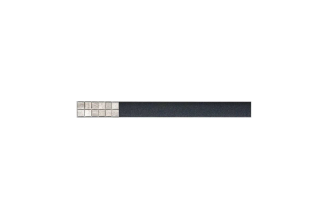 Решетка под кладку плитки Alcadrain INSERT-750, черная