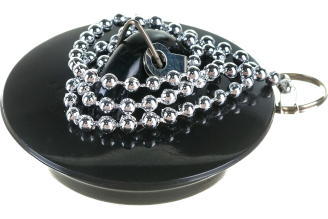 Пробка для ванны с цепочкой VETTA 29 см, резина, d4.5 см 463-754