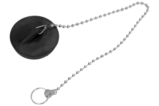 Пробка для ванны VETTA с цепочкой 29 см, резина, d 4 см 463-755