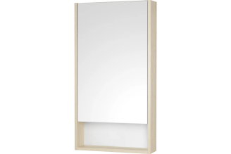Зеркало-шкаф AQUATON Сканди 45 Белый/Дуб Верона 1A252002SDB20 00065161