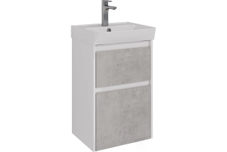 Тумба Lemark COMBI 45 см под 1 раковину, бетон, LM03C45T-Beton