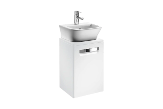 Модуль для раковины Roca The Gap 450 мм белый ZRU9302880