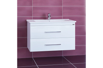 Подвесная тумба для умывальника СаНта Вегас 85 2 ящика (ум. Оскар 85) 226033