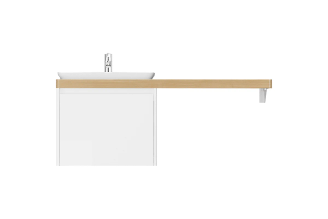 Подвесная тумба Velvex Klaufs 56x50.1Y белая tpKLA.56.50.1Y-616.216