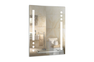 Зеркало MIXLINE Колизей 490×680 с полкой 525456